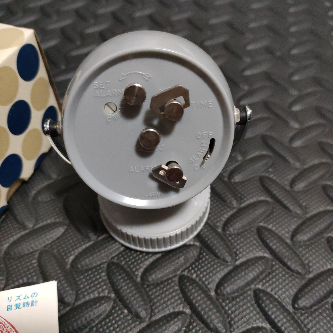 当時物　ゼンマイ　手巻き　Rhythm アラームクロック 昭和レトロ