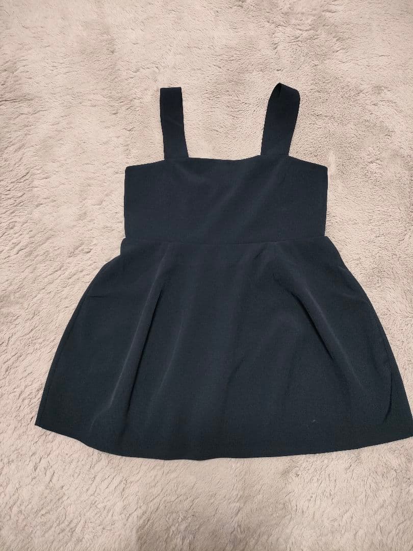 forme 東原亜希 2025sp スリーブレスコットントップ ネイビー