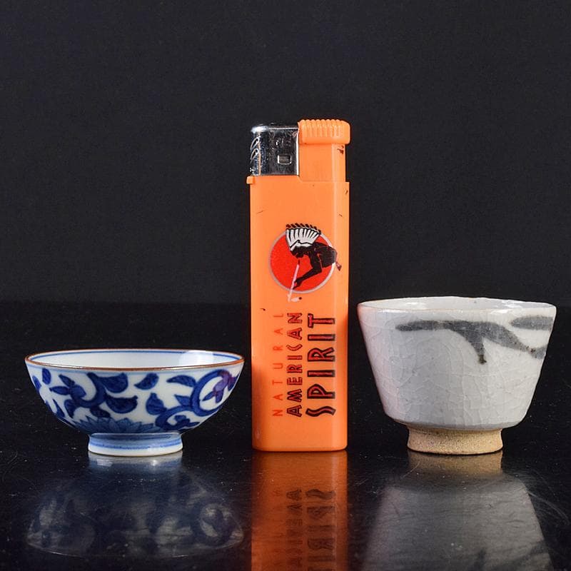 五名工　清水六兵衛　永楽善五郎　平安三浦竹泉　寄せ盃　五客　共箱　M　R7801