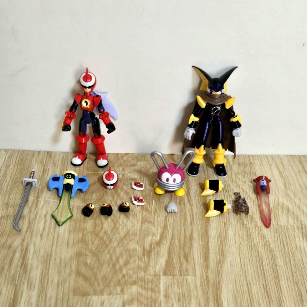 ロックマンエグゼ　ロッキンアクション　ブルース　フォルテ　フィギュア