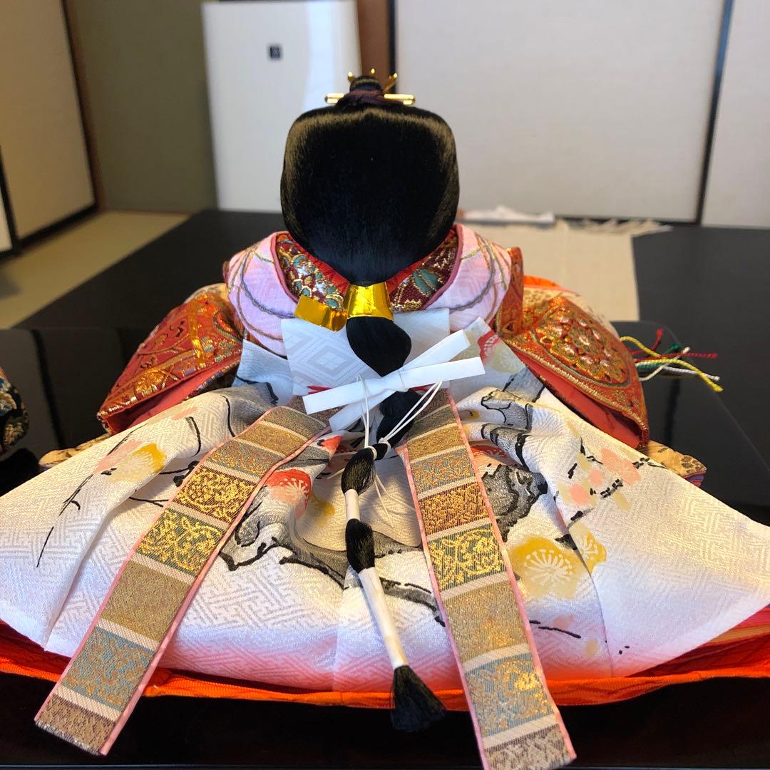 雛人形草園三五親王木胴本仕立て