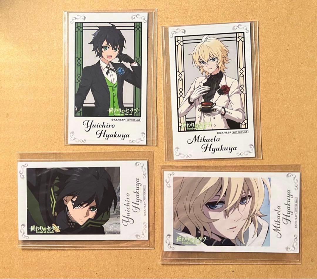 終わりのセラフ　ミカエラ　くじ引き堂　ミニブロマイド　特典 ミカエラ　優一郎