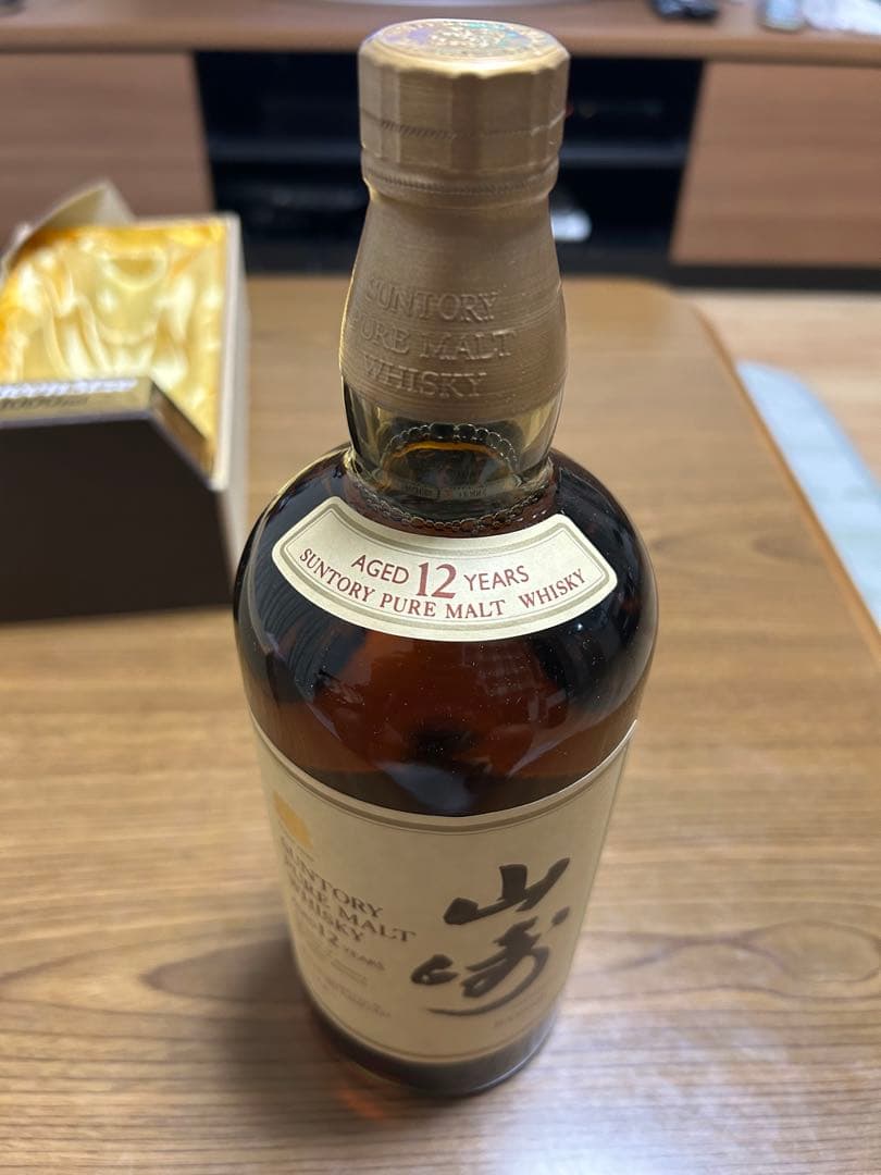 サントリー 山崎 12年 ピュアモルトウイスキー 1000ml箱あり