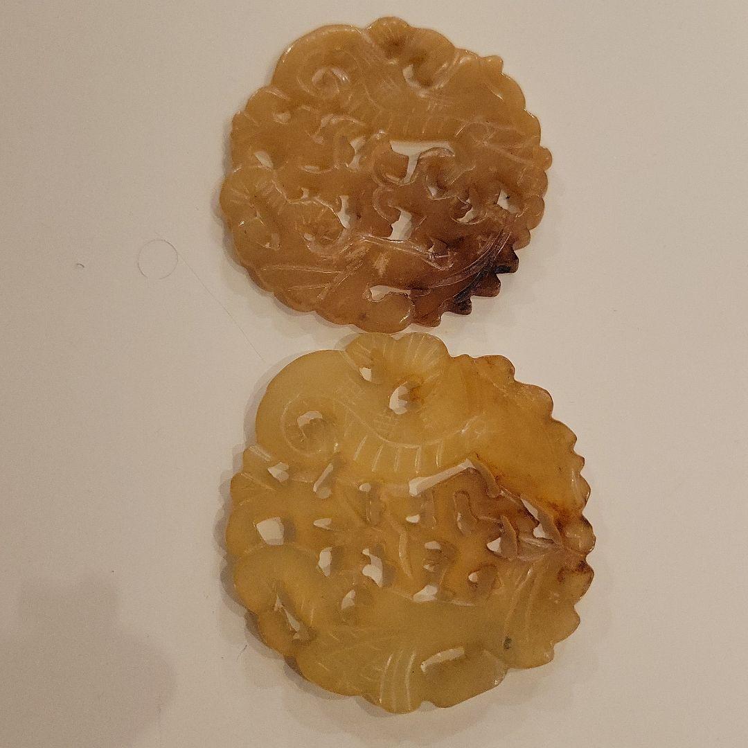 中国 玉石 3種類 6個