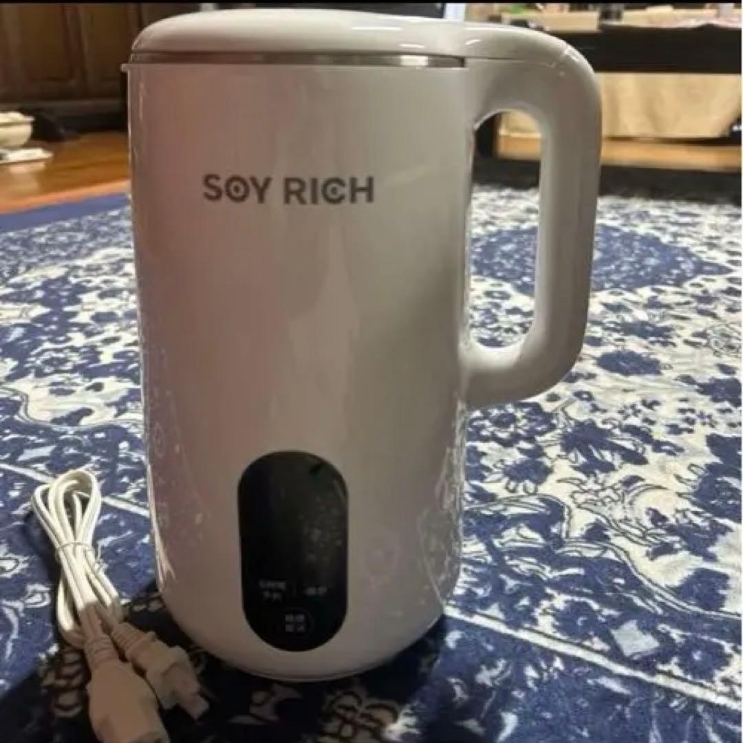美品 SOY RICH ホワイト 豆乳メーカー ショップジャパン