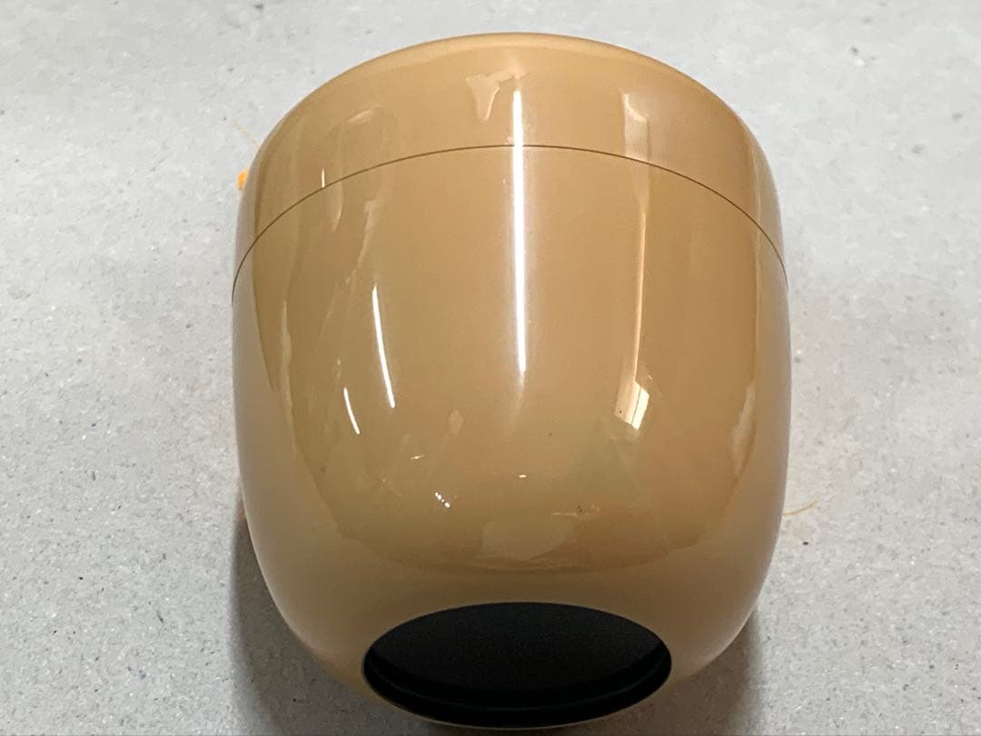 中村宗悦 芦鷺蒔絵 中棗 棗 茶道具 茶器