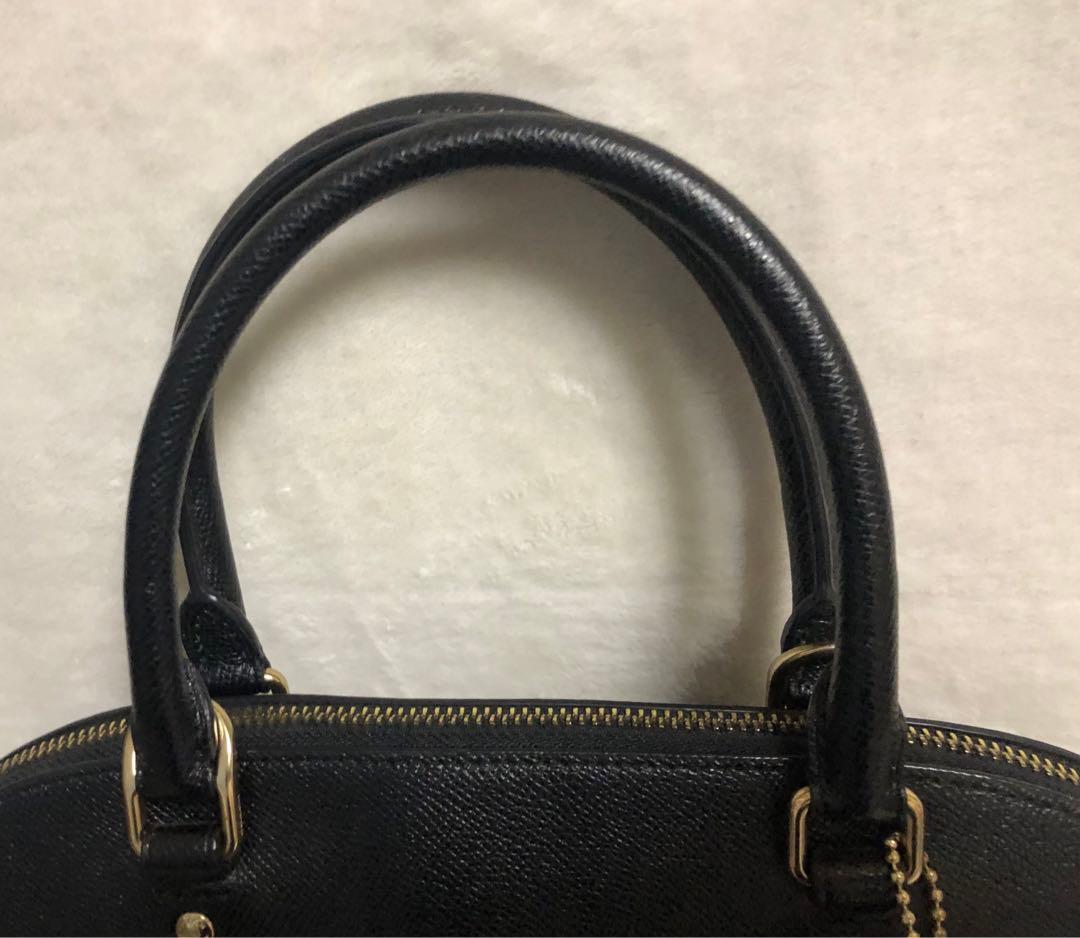 美品 COACH コーチ シエラ サッチェル ハンドバッグ 上質本格レザー 良品