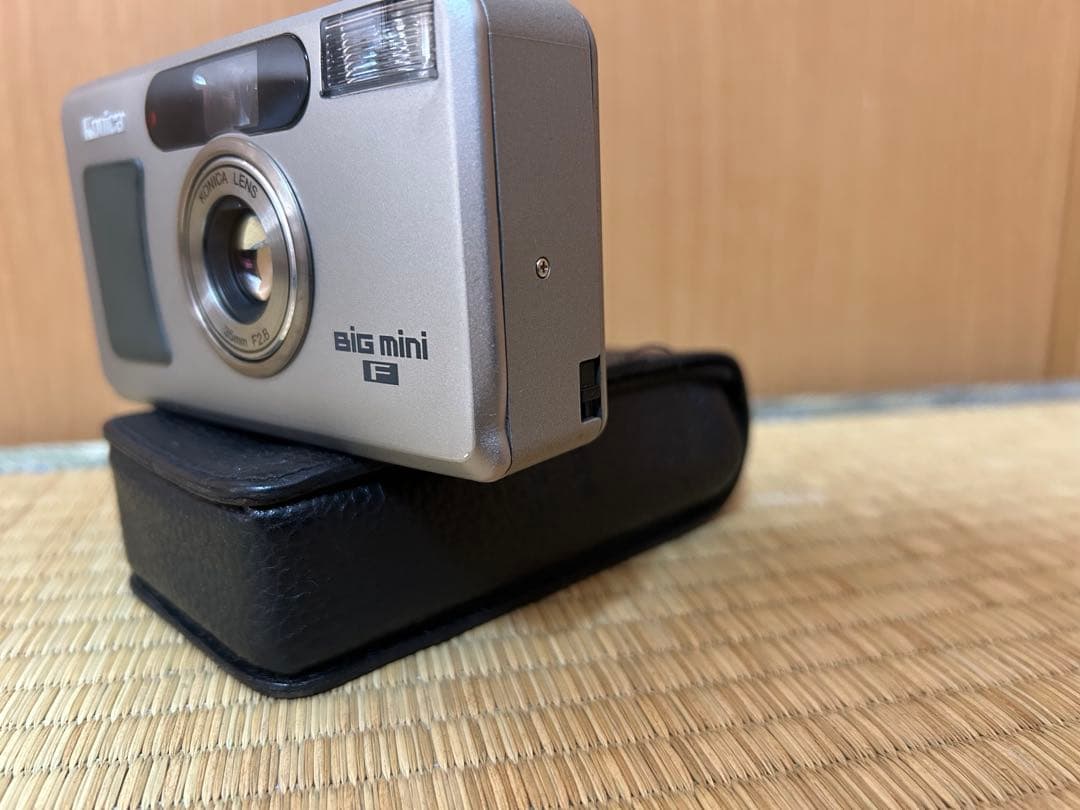 【動作確認済】Konica BiGmini Fフィルムカメラ ケース付き