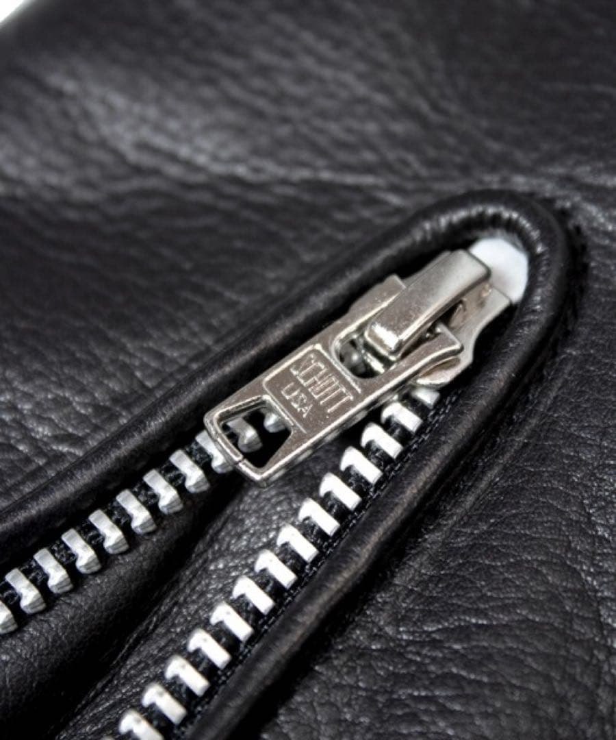 Schott ショット 手袋 グローブ レザー ジップ ワンスター冬用　ボア付き