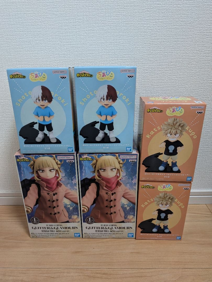 僕のヒーローアカデミア ちあぴこ 爆豪勝己 轟焦凍 　トガヒミコ　フィギュア　6