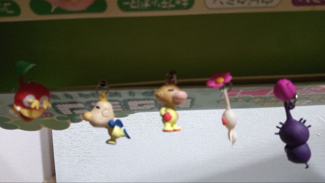 ピクミンミニフィギュア８種　三菱uni替芯　展示ディスプレイ非売品