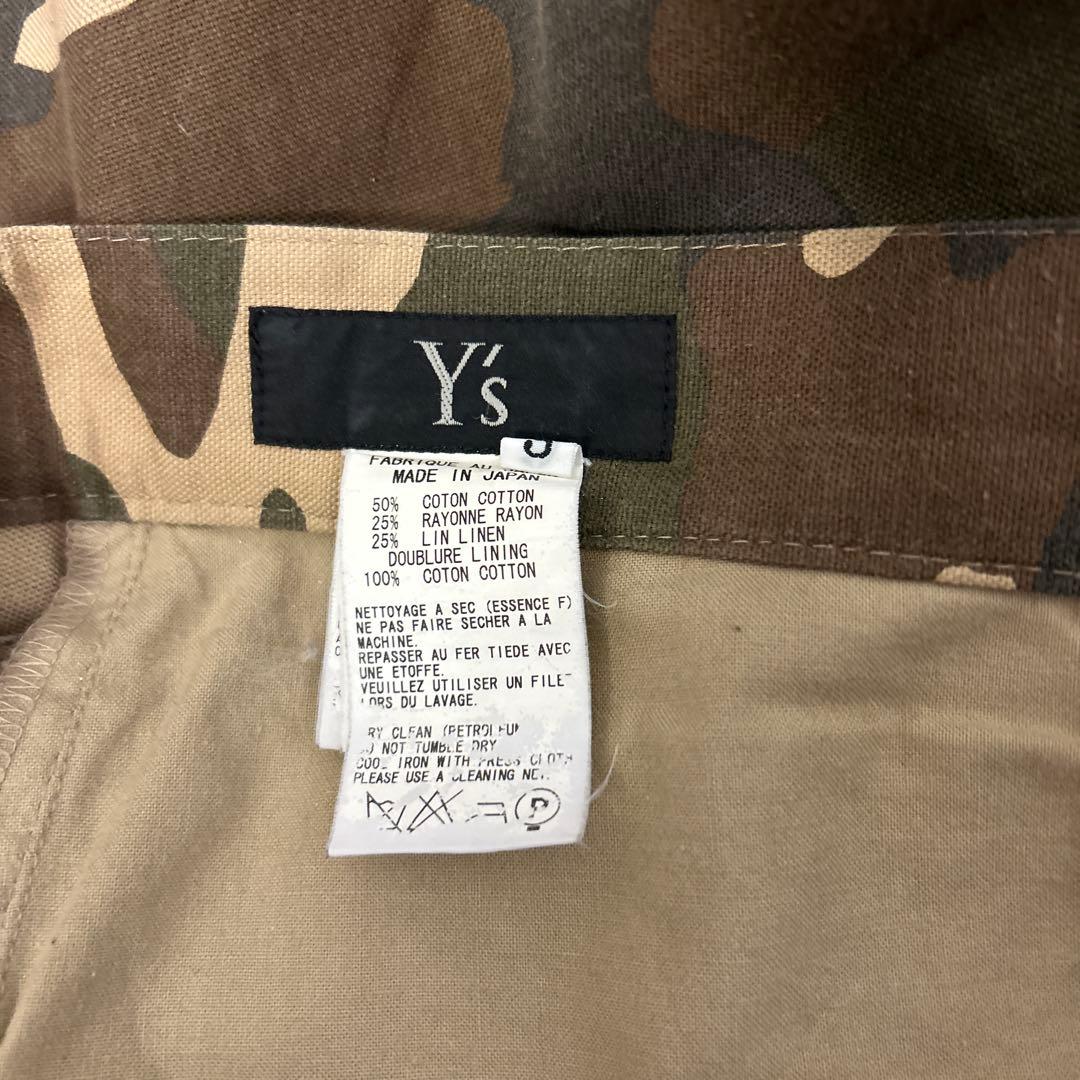 y's for men ヨウジヤマモト 迷彩 ミリタリー サルエルパンツ