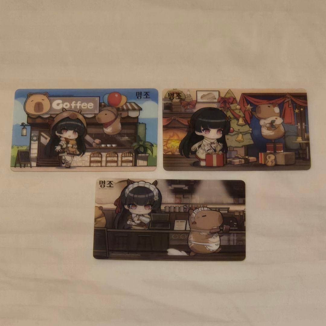 鳴潮　韓国限定　コラボカフェ　千咲　ランダム　クリアフォトカード　シークレット