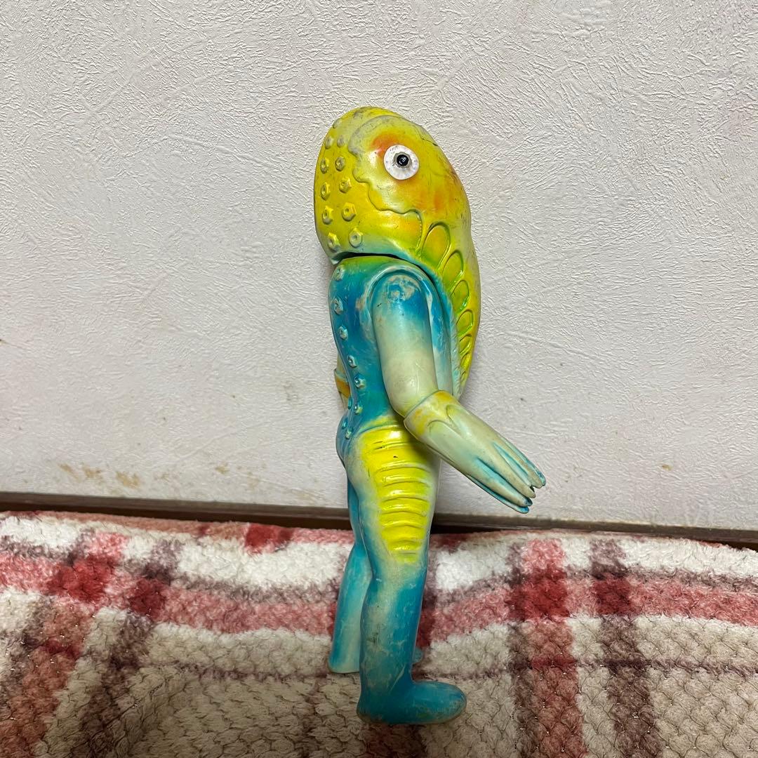 メトロン星人　マルサン　円谷プロ　ソフビ　当時物