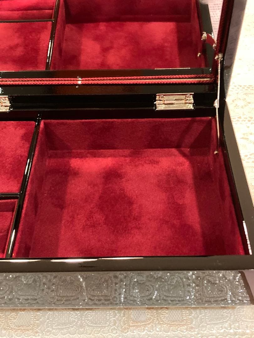 会津塗　宝石箱　桜　オルゴール