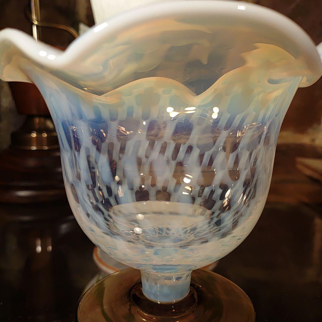 希少 十文字 花形 氷コップ ビンテージ レトロ 大正ガラス