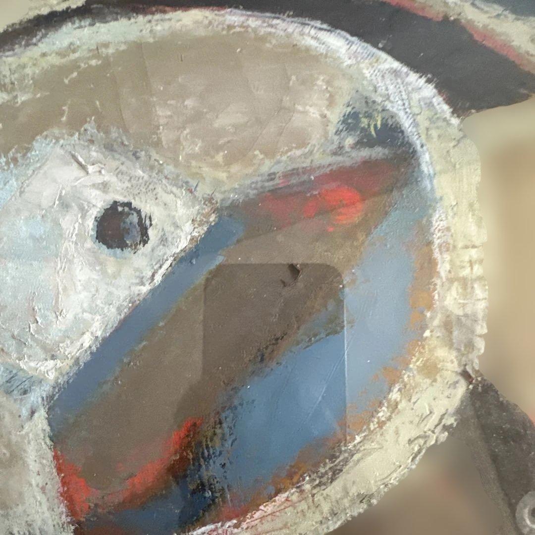 お値下げ❣️ヴィンテージ　抽象画 油彩画 Yamamoto