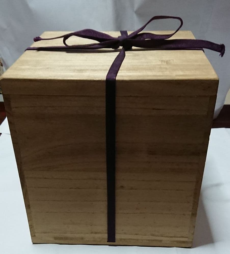 宮城県気仙沼市出身の陶芸家 ・福田窯・福田憲二作 象嵌花入 未使用品