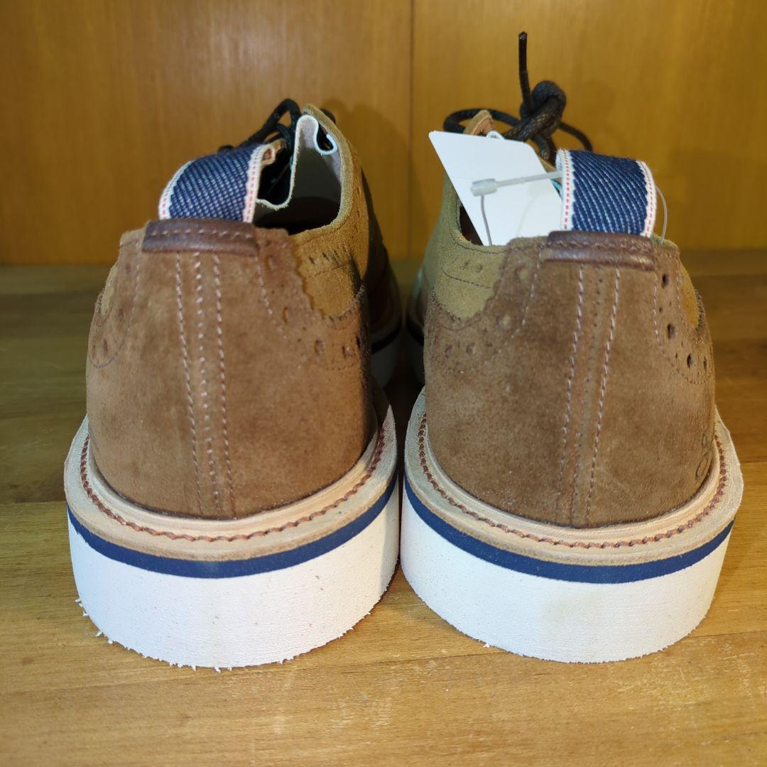新品 定価12万◆トリッカーズ デンハム コラボ 牛革 シューズ　バートン　革靴