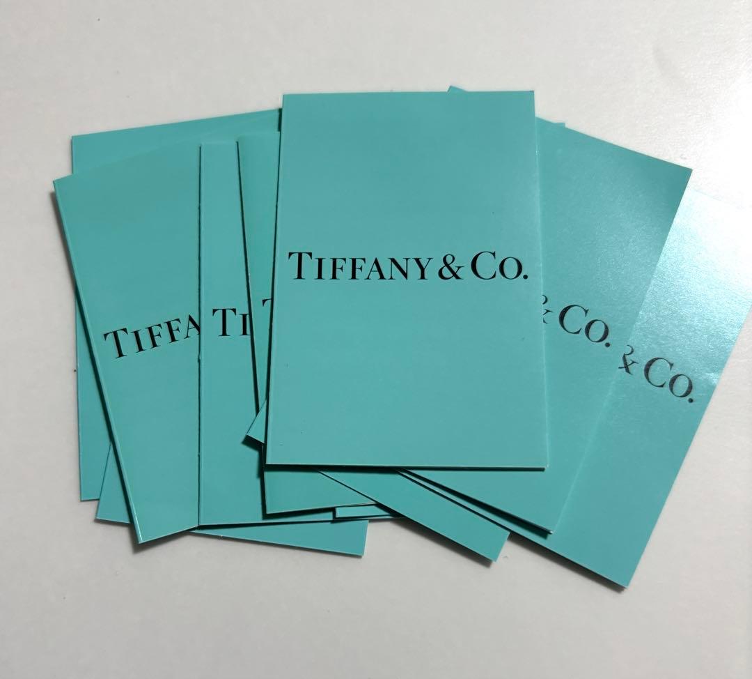 Tiffany & Co.ティファニー　取扱説明書ケアカード 現行品 30枚