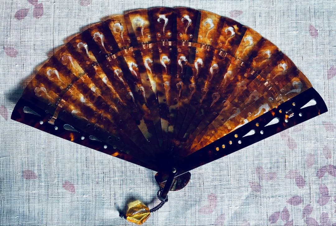 坂本べっ甲店　長崎べっ甲　扇子