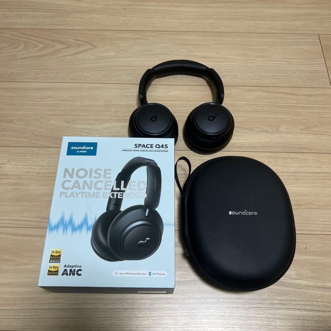 Soundcore Q45 ワイヤレスヘッドホン ノイズキャンセリング