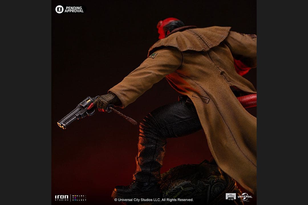 バトルジオラマ・シリーズ　1/10スケール　ヘルボーイ　スタチュー　フィギュア