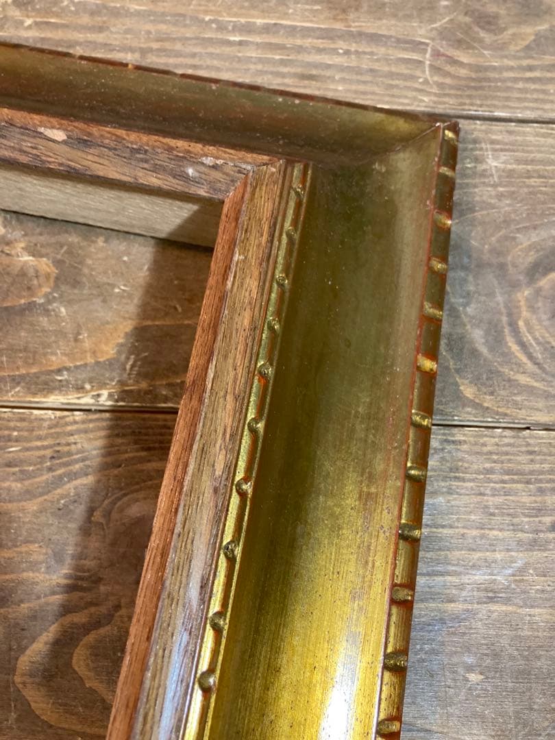 額縁　ゴールド　アンティーク調　壁掛けインテリア　ヴィンテージ　ヨーロピアン風