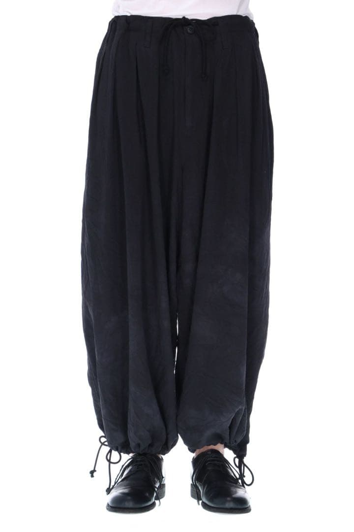 古着　ムラ染めバルーンパンツ　ヨウジヤマモト　プールオム　サイズ1