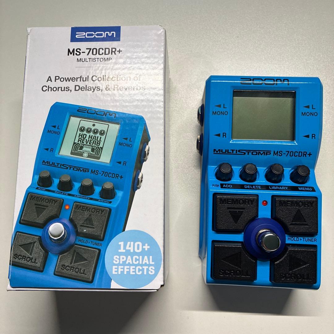 ギター ZOOM MULTISTOMP MS-70CDR+