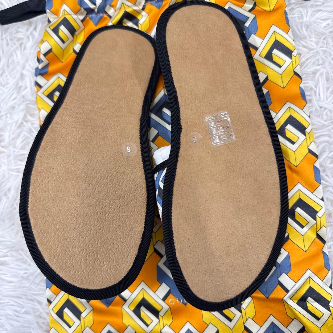 【箱付き】GUCCI とラベルセット　スリッパ S アイマスク　バッグ