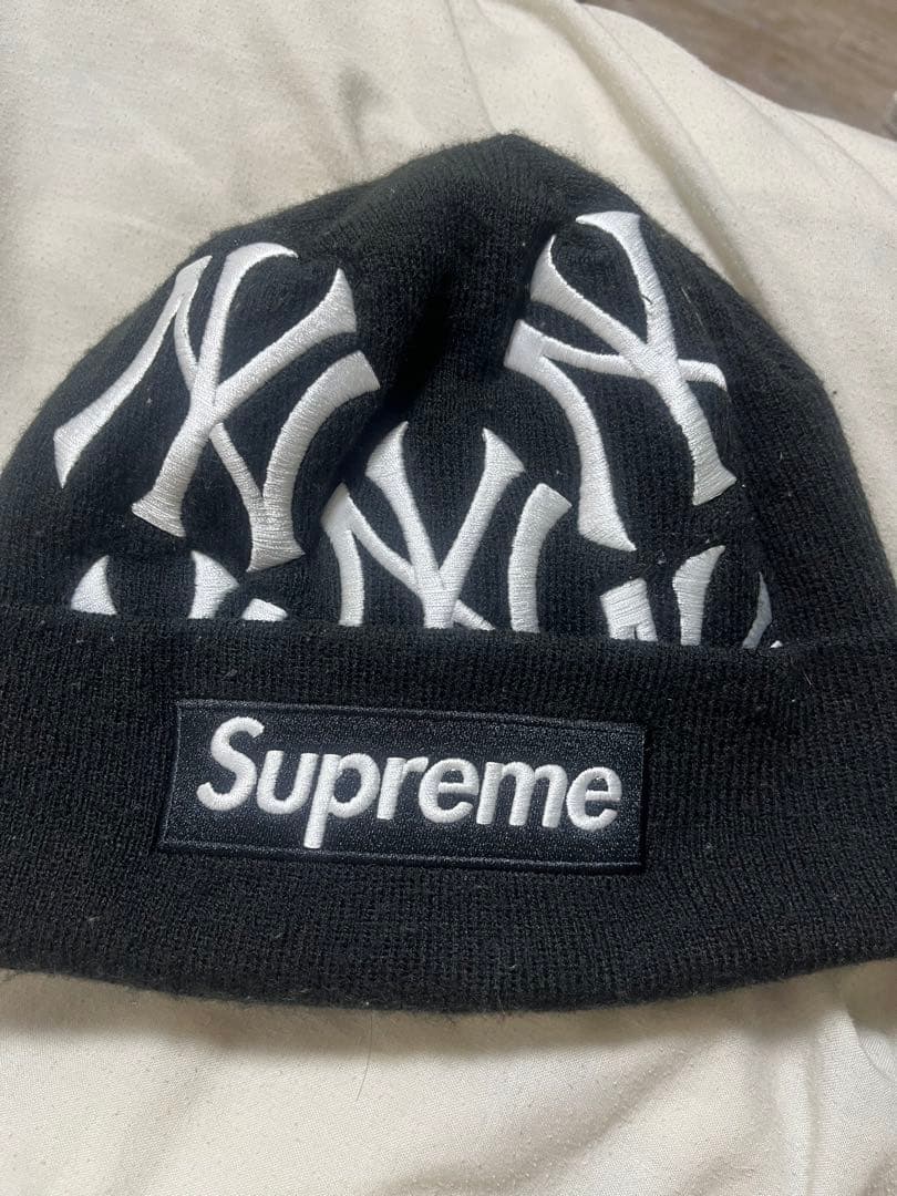 帽子 Supreme New york Yankees Box Logo Beanie