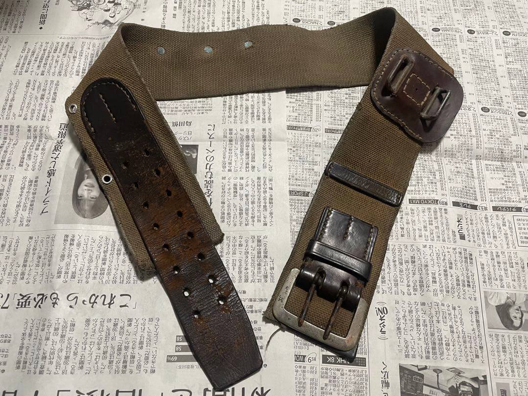 日本軍 将校用 略刀帯 実物 軍服 陸軍 海軍 大日本帝国 軍刀