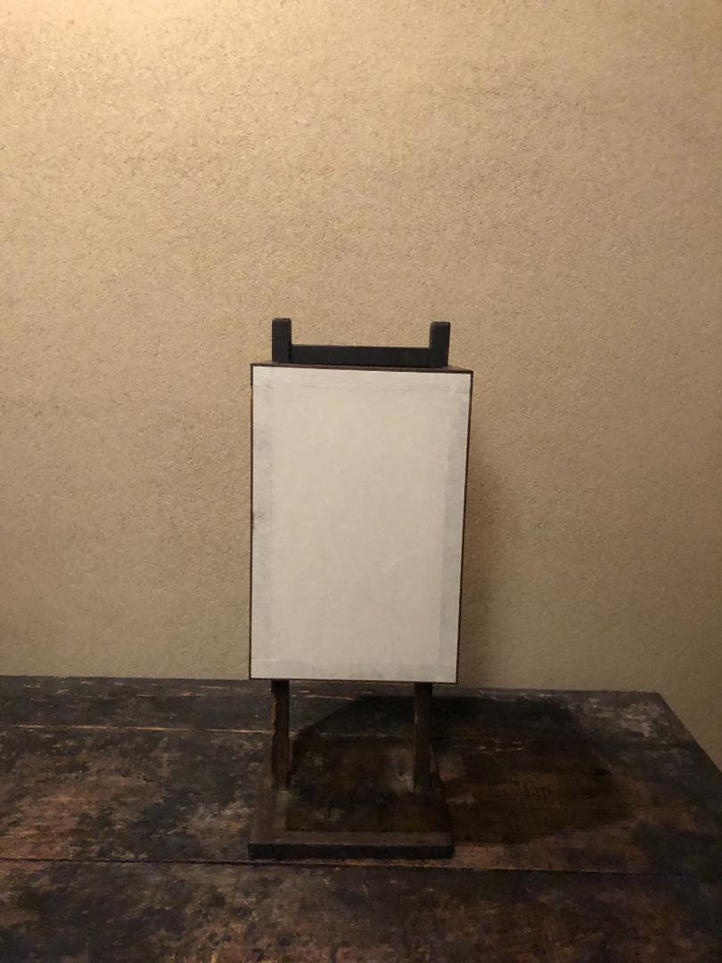 明治時代　行燈　手持ち　持ち手付　アンティーク　骨董品