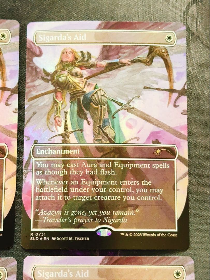 【シークレットライアーfoil】シガルダの助け　英語　4枚セット