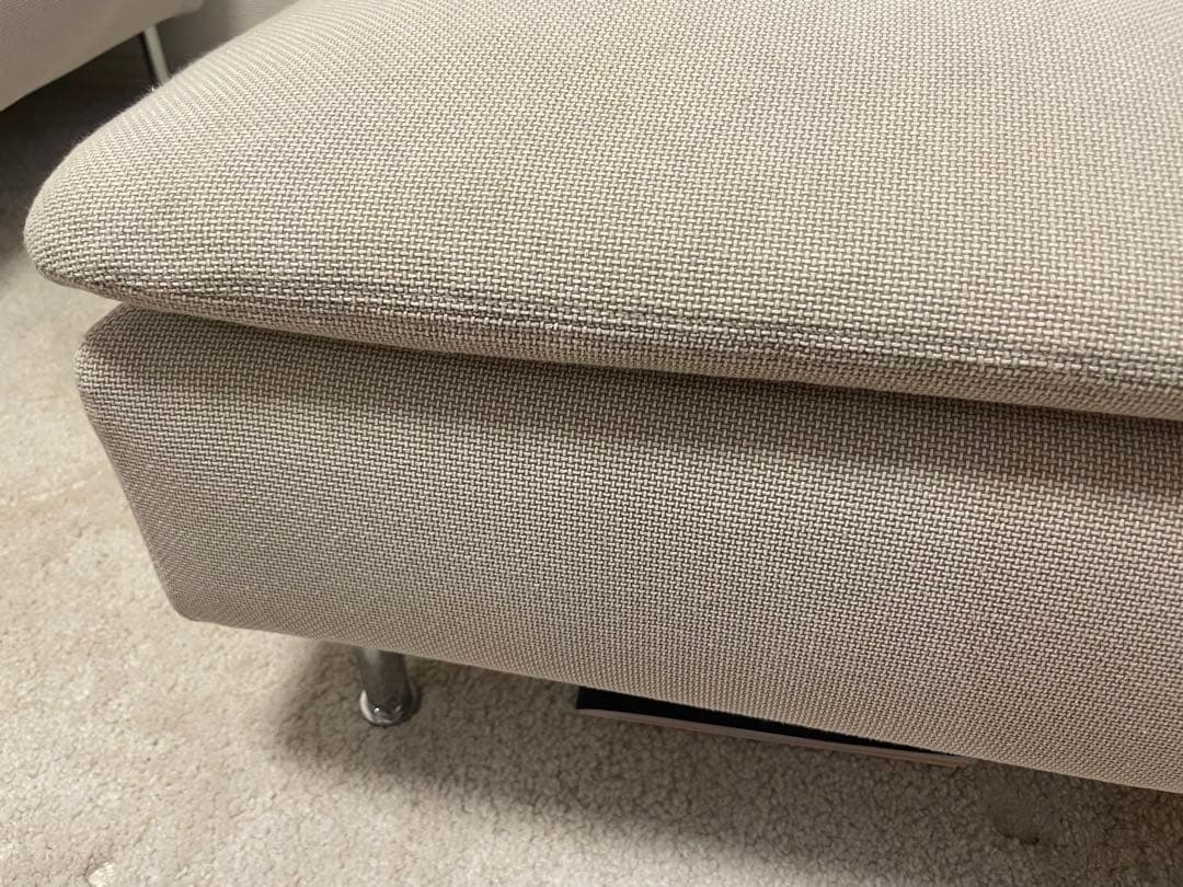 IKEA ソーデルハムン　オットマン　フリードトゥナ　ライトベージュ