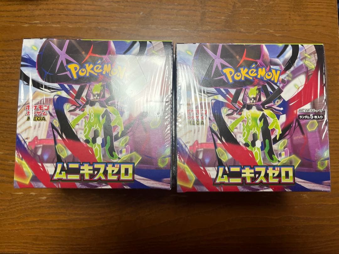 ポケモンカードゲーム　ムニキスゼロ　ボックス　シュリンク付き