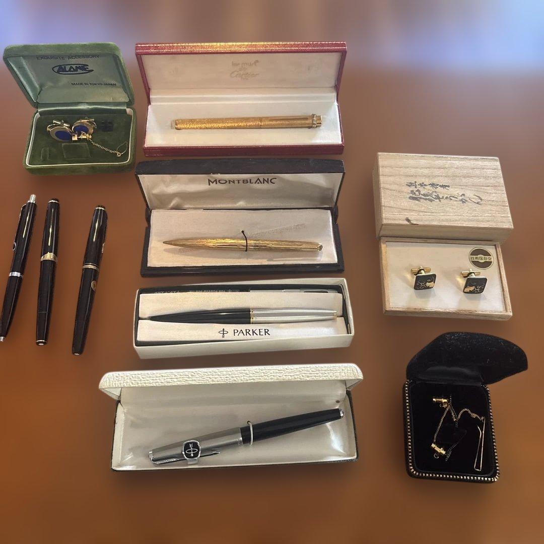 Cartier Montblanc ボールペンセット等　一式