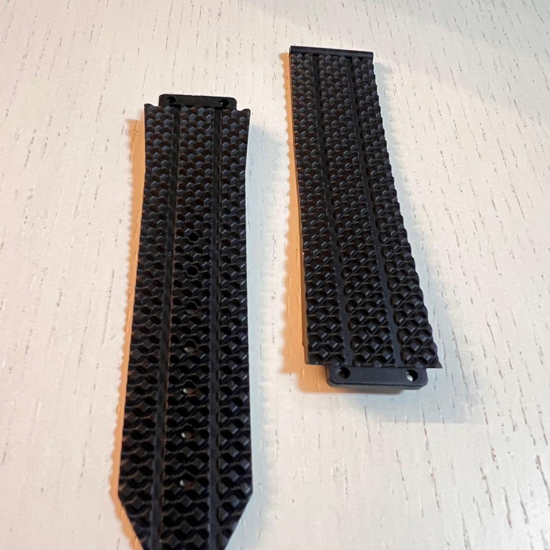 美品 ウブロ ビッグバン 純正ラバーベルト ブラック