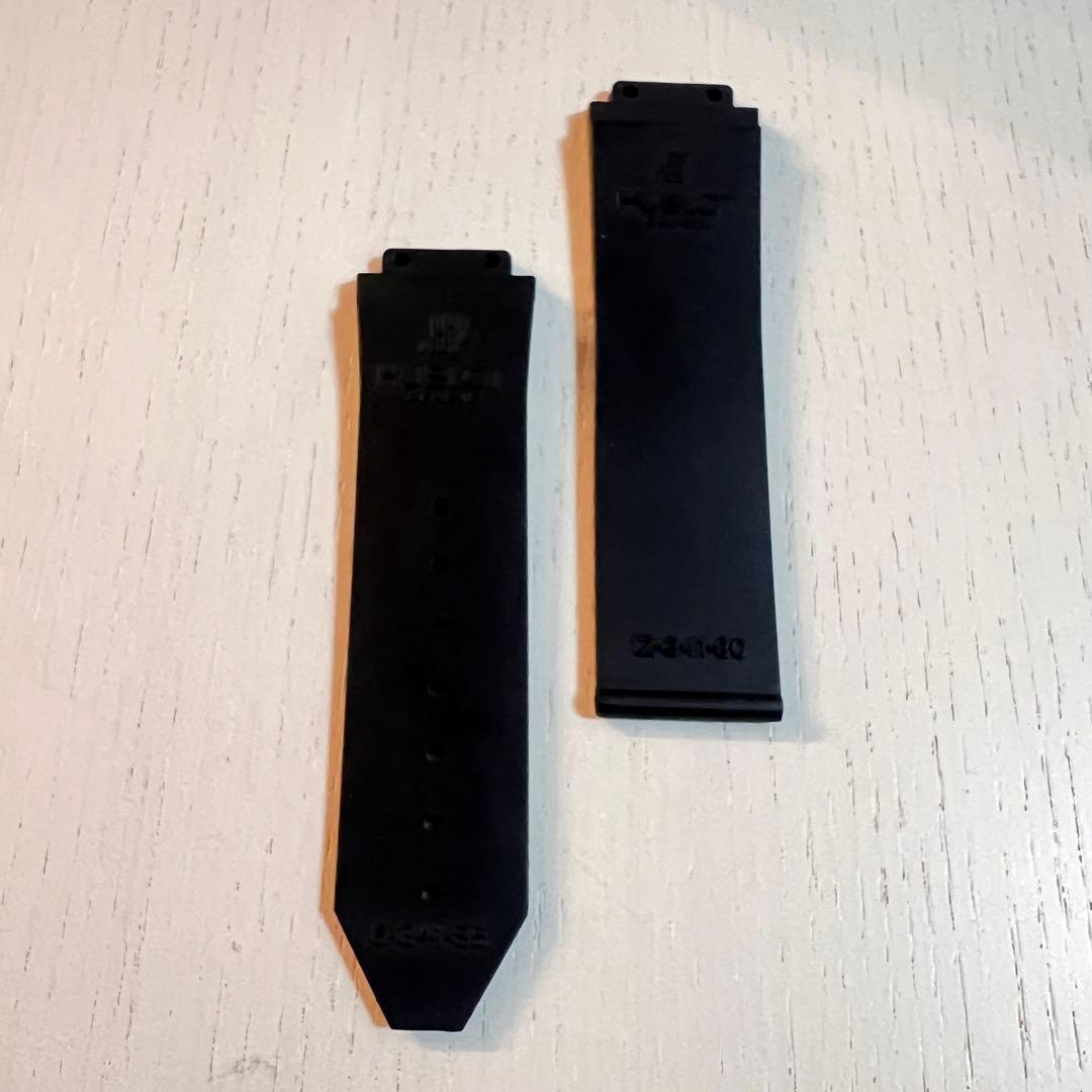 美品 ウブロ ビッグバン 純正ラバーベルト ブラック