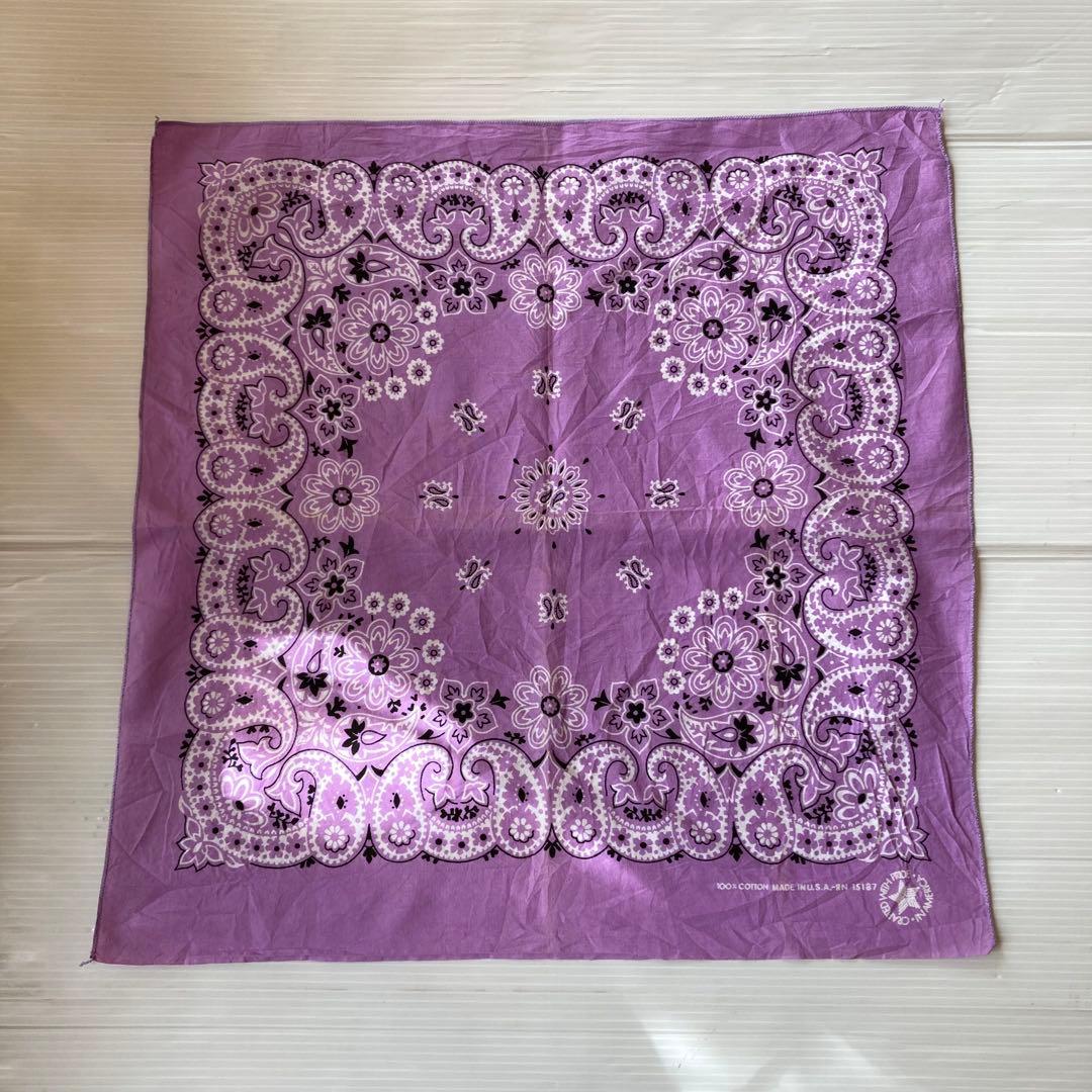 h*u様 まとめ売り 10枚 vintage ビンテージ バンダナ USA