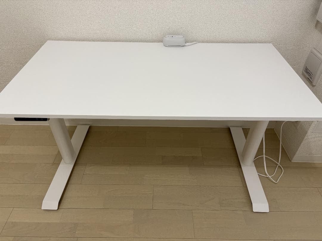 FLEXISPOT E8 電動式昇降デスク ホワイト（天板なし）