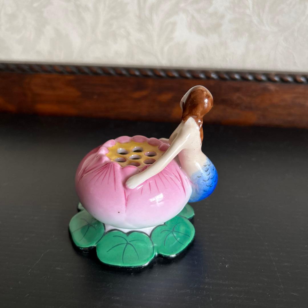 オールドノリタケ　デコレディ　人魚　 フィンガー　マーメイドボール