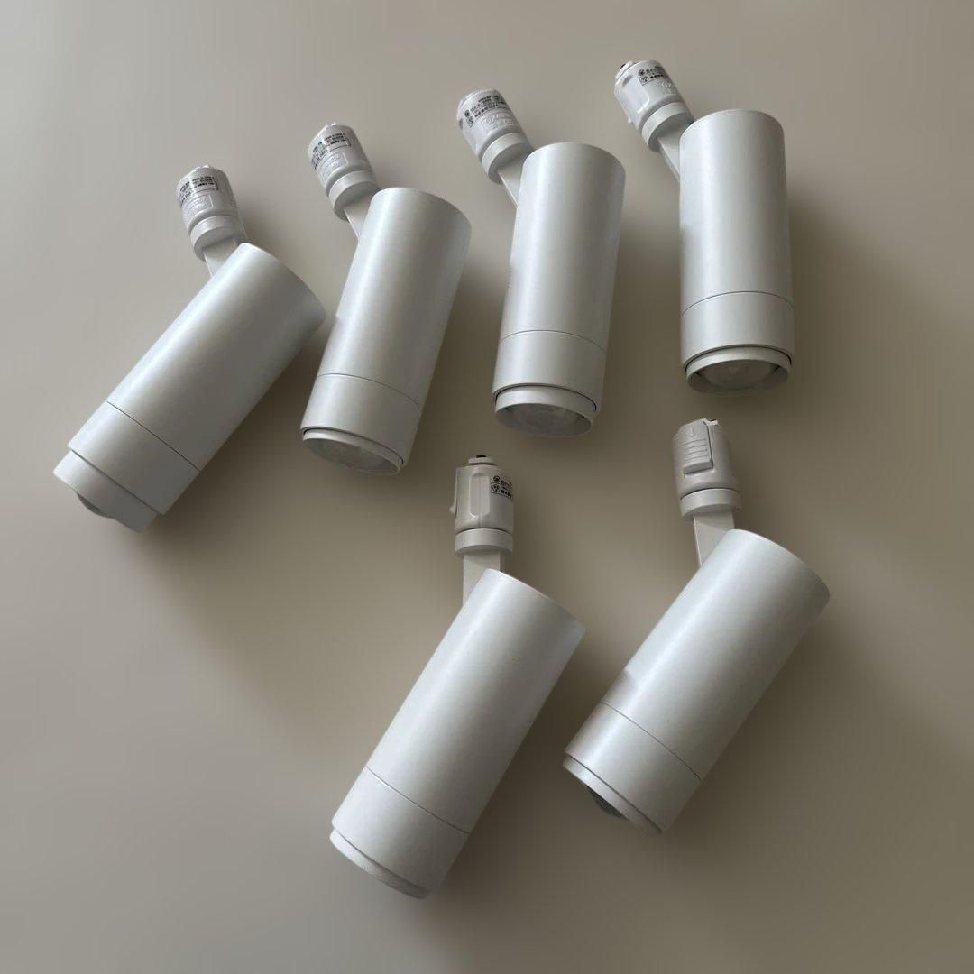 エジソンスマート ミニスポットライト (ダクトレール用/ホワイト) 6個セット