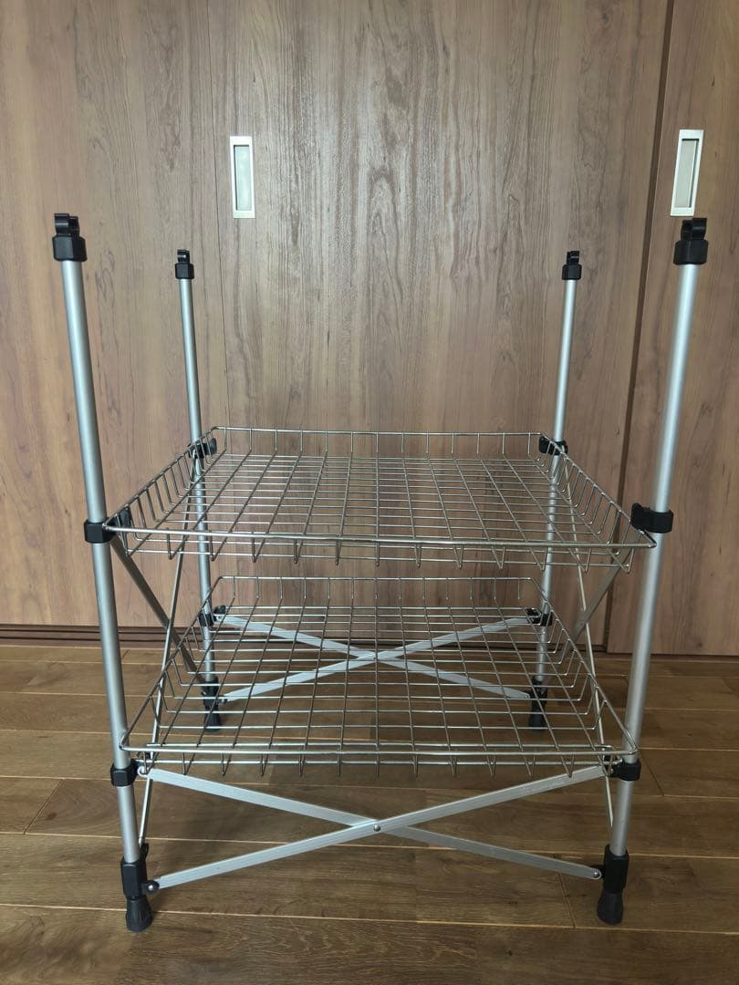 【廃盤】 peak フィールドキッチンテーブル ガビングフレーム付き