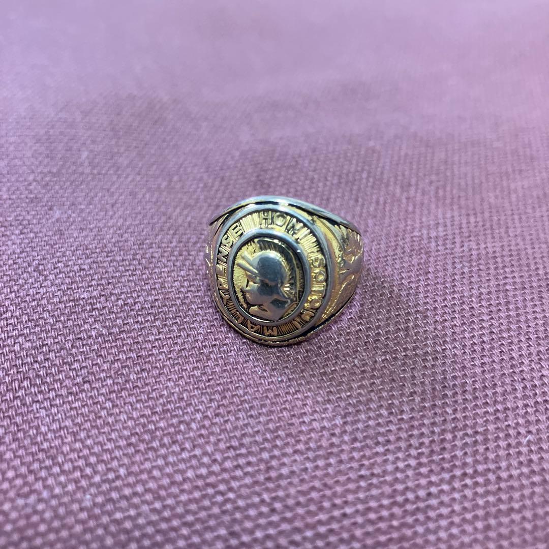 カメオリング ゴールド