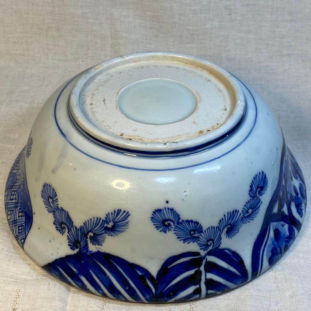 伊万里　古伊万里　中鉢　鉢　松竹梅文　染付