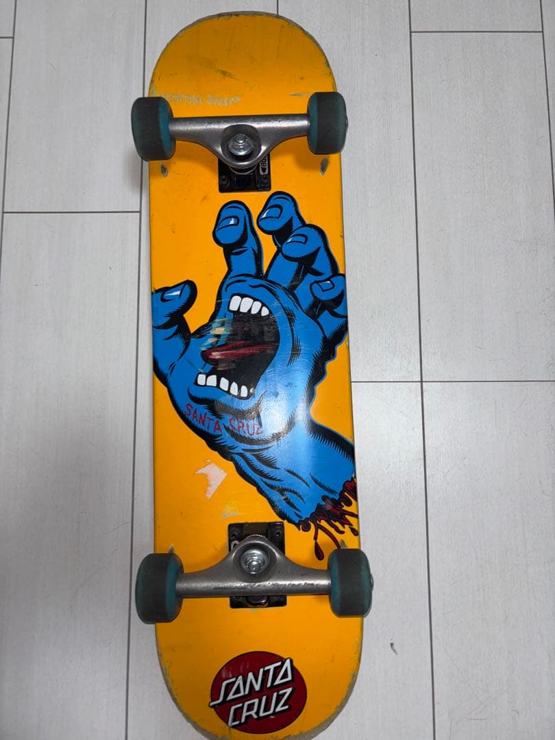 SANTA CRUZ スケートボード ベアリング変更済み