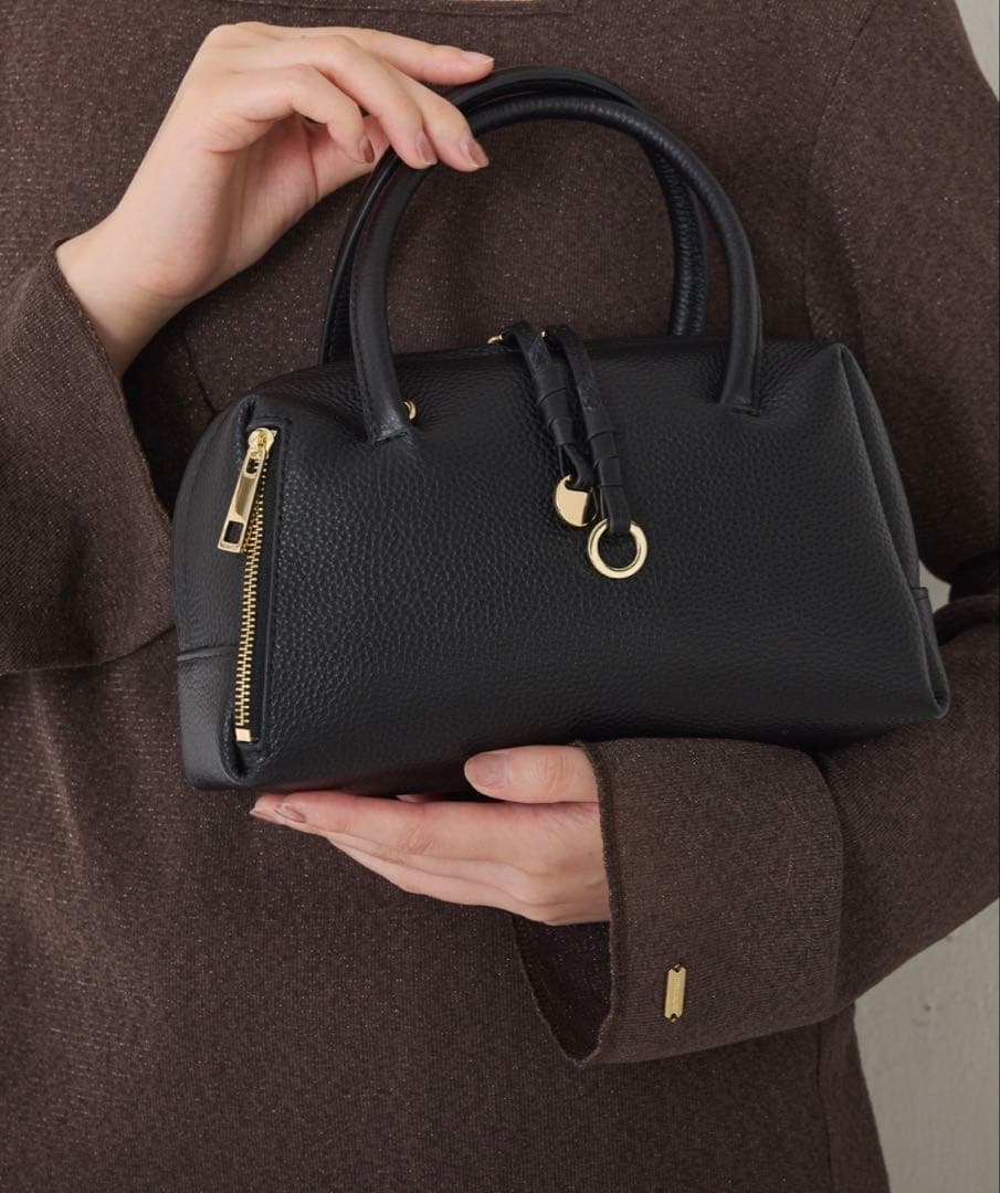 ⭐︎新品⭐︎ COLLAGE GALLARDAGALANTE レザーチャームボストン