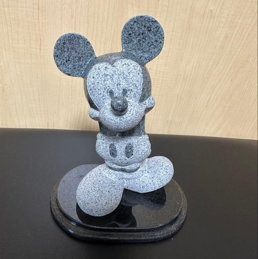 激レア！　ミッキーマウス 石製立像 No.0444